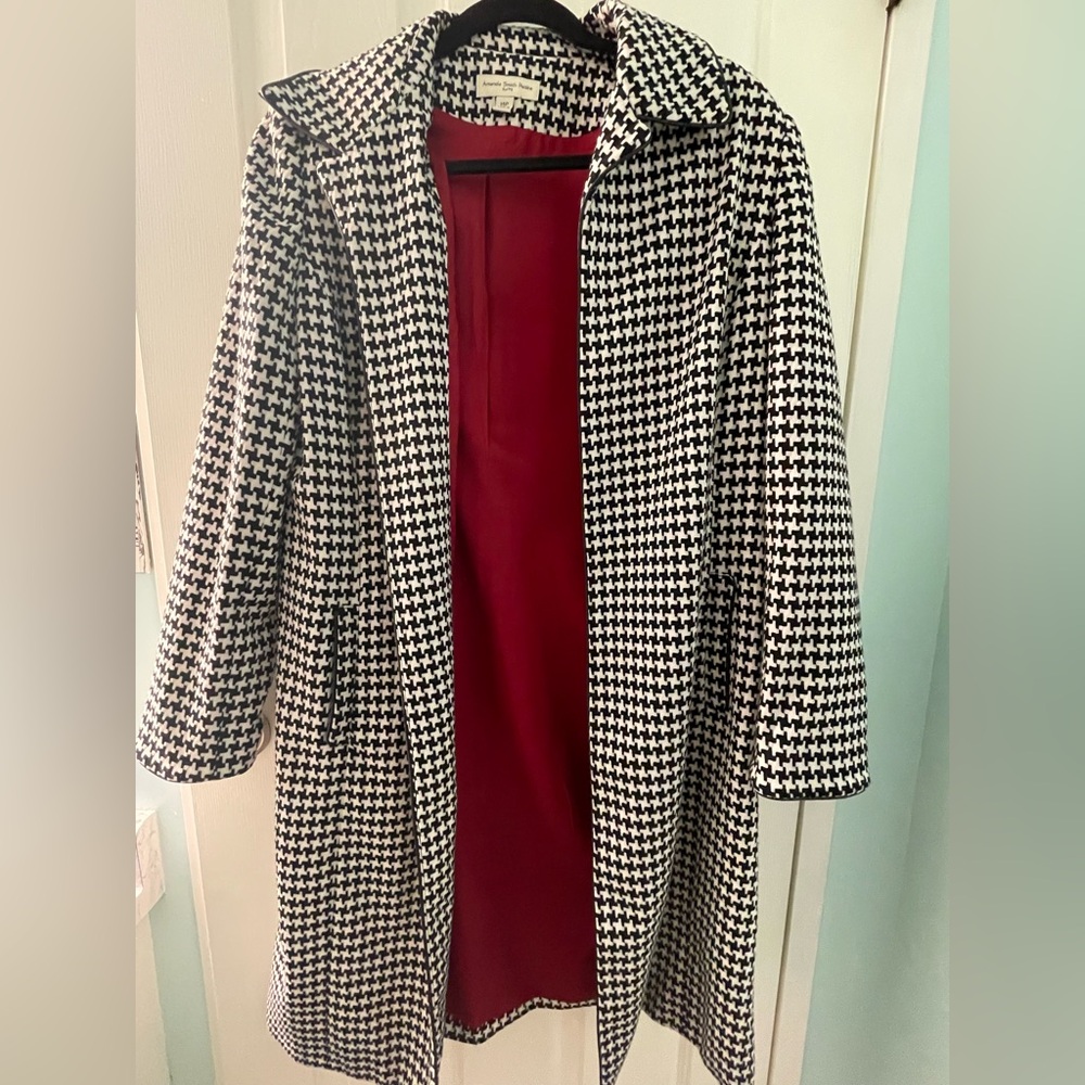 Women’s Amanda Smith Petite Herringbone Long Suit Jacket (no skirt) Size 14P